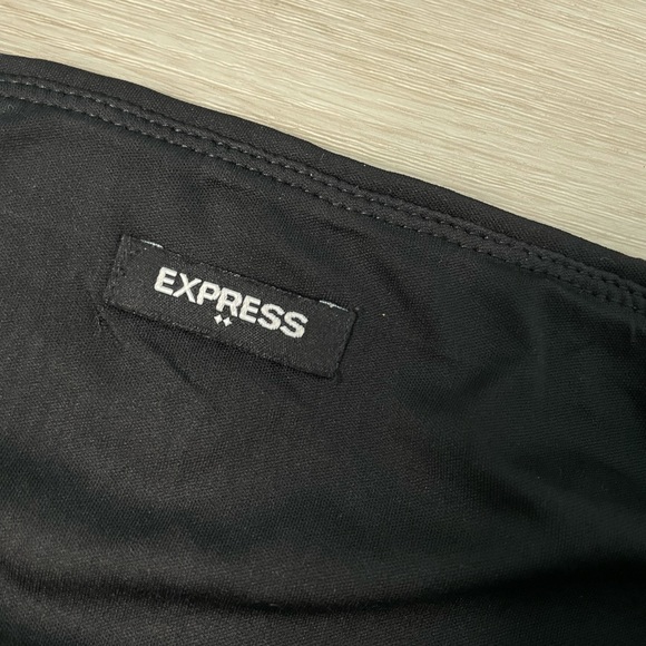 Express Black Sequence Mini Skirt - Picture 2 of 2